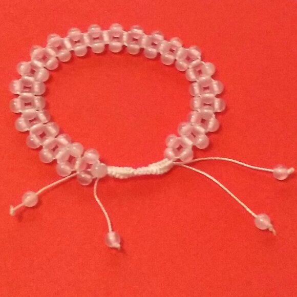 New Natural White Agate Mini Beads Size 4mm Handmade Bracelet - Picture 8 of 8
